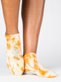 Orange Slice Washout Grip Socks