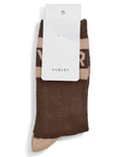 Coffee Bean Golden Bronze Spencer Socks