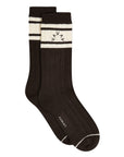 Coffee Bean Malissa Plush Wide Rib Socks