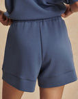Bijou Blue Atrium High Rise Shorts 4.5"