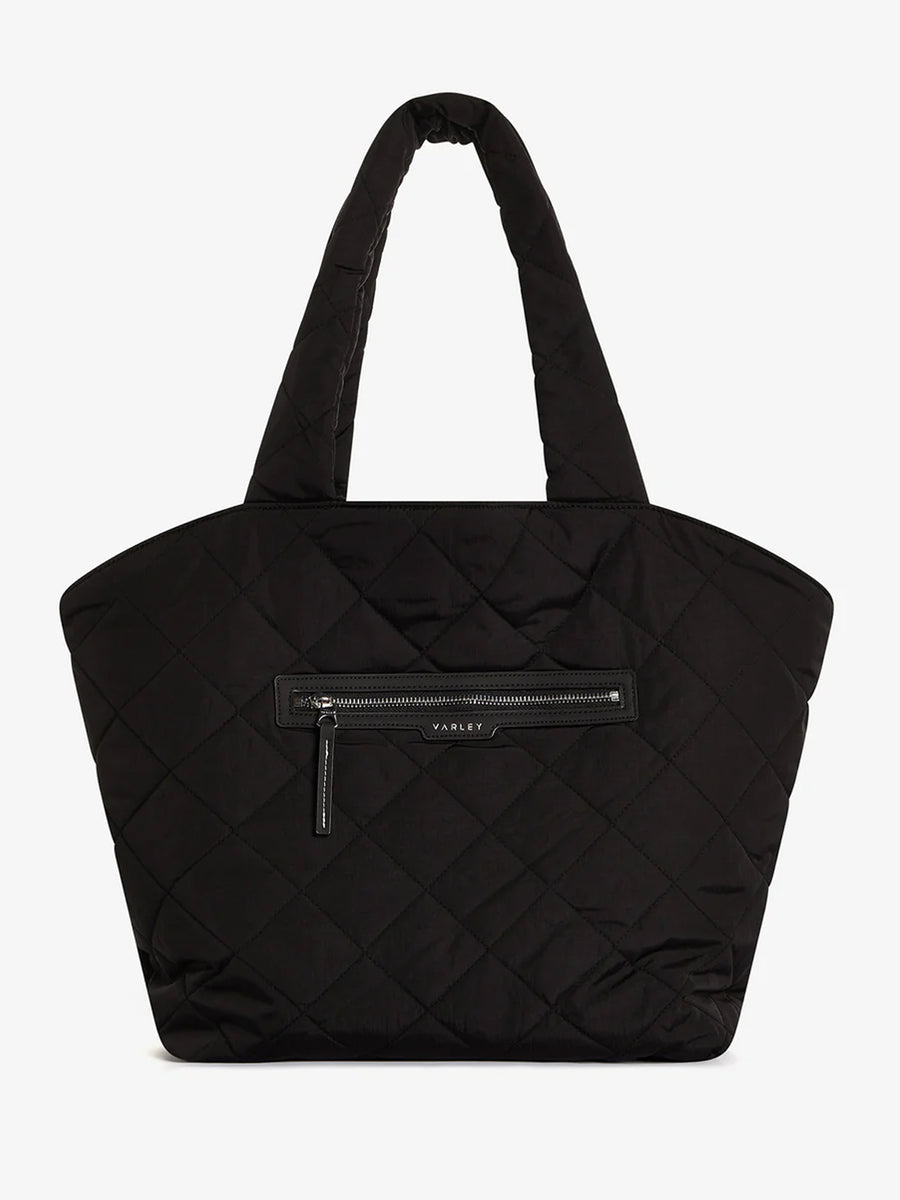 Black Amos Reversible Quilt Tote