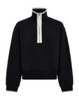 Black Anika Half-Zip Fleece