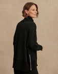 Black Barker High Neck Sweatshirt