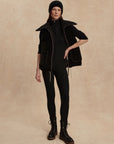 Black Evie Puffer Gilet
