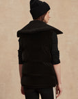 Black Evie Puffer Gilet