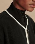 Black Hansley Fleece Jacket