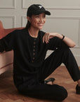 Black Kiara Cropped Sweater