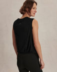 Black Nate Seamless Cropped Tank Top