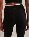 Black and Snow White Always FreeSoft Contrast High Rise 25" Leggings