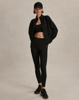 Black Tayah Zip Through Midlayer