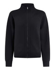 Black Tayah Zip Through Midlayer
