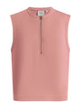 Brandy Rose Simmons Half Zip Tank Top