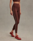 Brown Stone Piped FreeSoft High 28" Leggings