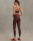 Brown Stone Piped FreeSoft High 28" Leggings