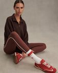 Brown Stone Piped FreeSoft High 28" Leggings