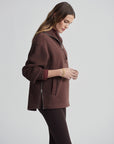 Chestnut Theresa Half-Zip Fleece