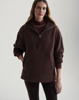 Chestnut Theresa Half-Zip Fleece