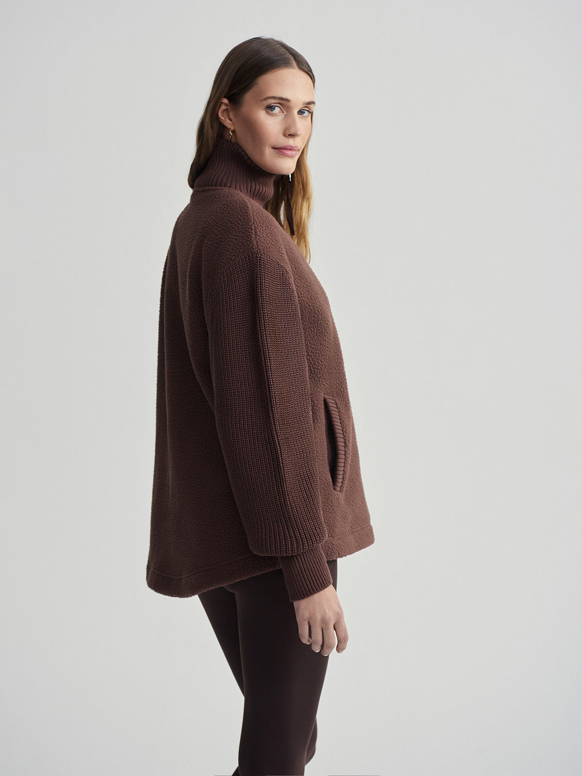 Chestnut Theresa Half-Zip Fleece