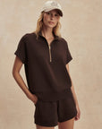 Coffee Bean Atrium High Rise Shorts 4.5"