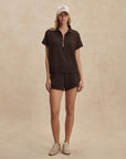 Coffee Bean Atrium High Rise Shorts 4.5"