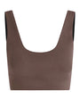 Coffee Quartz Assure Cori Sports Bra