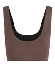 Coffee Quartz Assure Cori Sports Bra