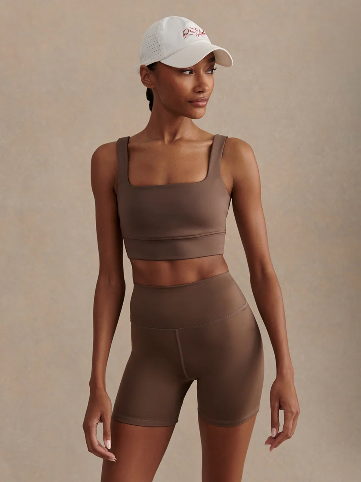 Coffee Quartz Assure High Rise Shorts 5"