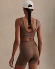 Coffee Quartz Assure High Rise Shorts 5"