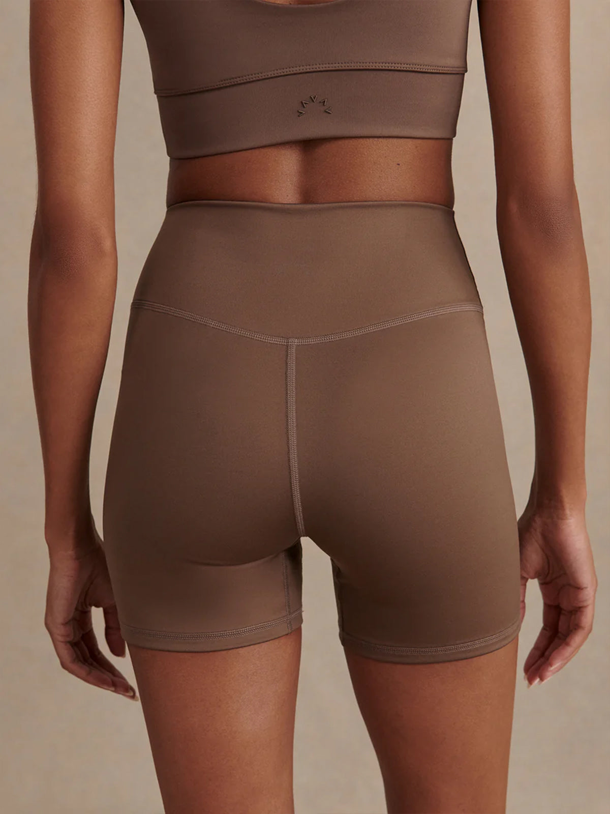 Coffee Quartz Assure High Rise Shorts 5"
