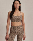 Coffee Quartz Cheetah FreeSoft Harley Sports Bralette
