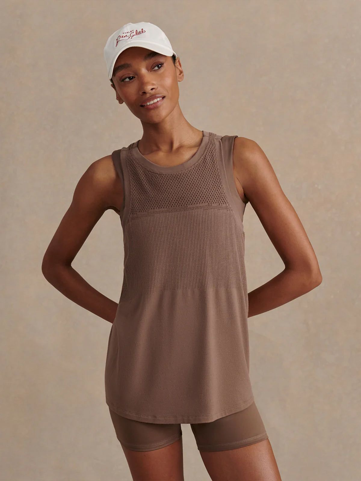 Coffee Quartz Dayna Seamless Tank Top