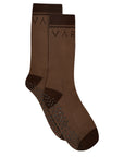 Deep Taupe Kendrick Grip Socks