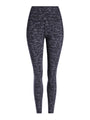 Ebony Blue Cheetah Let's Go Running Leggings