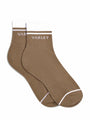 Egret / Desert Taupe Lennie Half Crew Socks