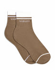 Egret / Desert Taupe Lennie Half Crew Socks