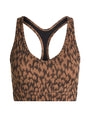 Cocoa Etched Animal Form Park Sports Bra