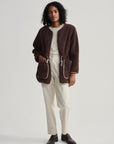 French Roast Angelina Sherpa Coat