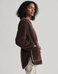 French Roast Angelina Sherpa Coat