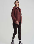 Hot Chocolate Myla Zip Through Sherpa Jacket