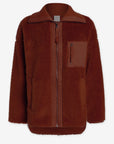 Hot Chocolate Myla Zip Through Sherpa Jacket