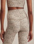 Ivory Abstract Feather FreeSoft High 28" Leggings