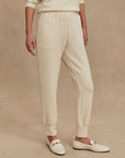 Ivory Marl Fleck The Slim Cuff Pant 25"