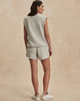 Light Grey Marl Atrium High Rise Shorts 4.5"