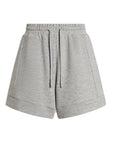 Light Grey Marl Atrium High Rise Shorts 4.5"