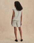 Light Grey Marl Salome Raglan Top
