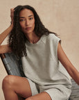 Light Grey Marl Salome Raglan Top