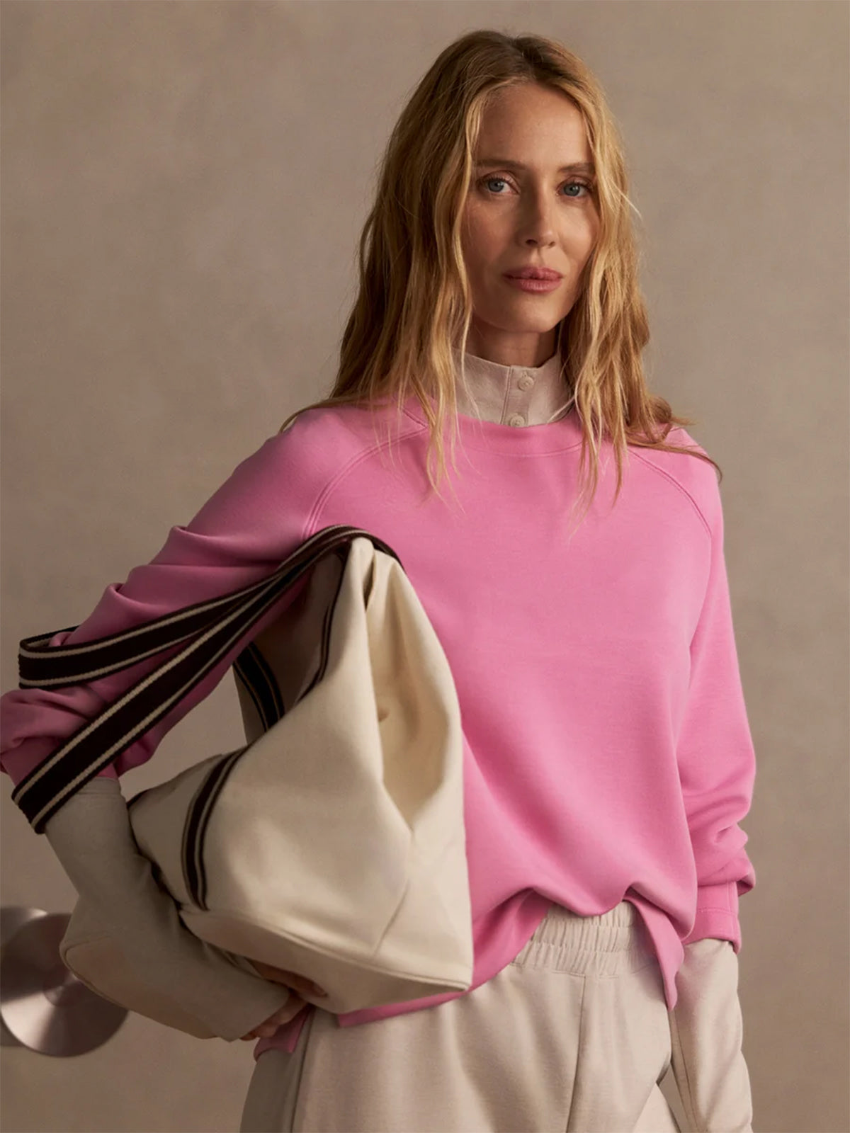 Moonlite Mauve Zosia Crew Neck Midlayer