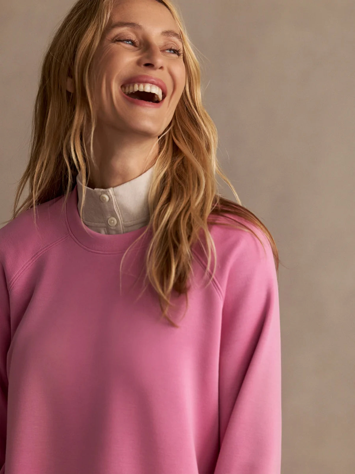 Moonlite Mauve Zosia Crew Neck Midlayer