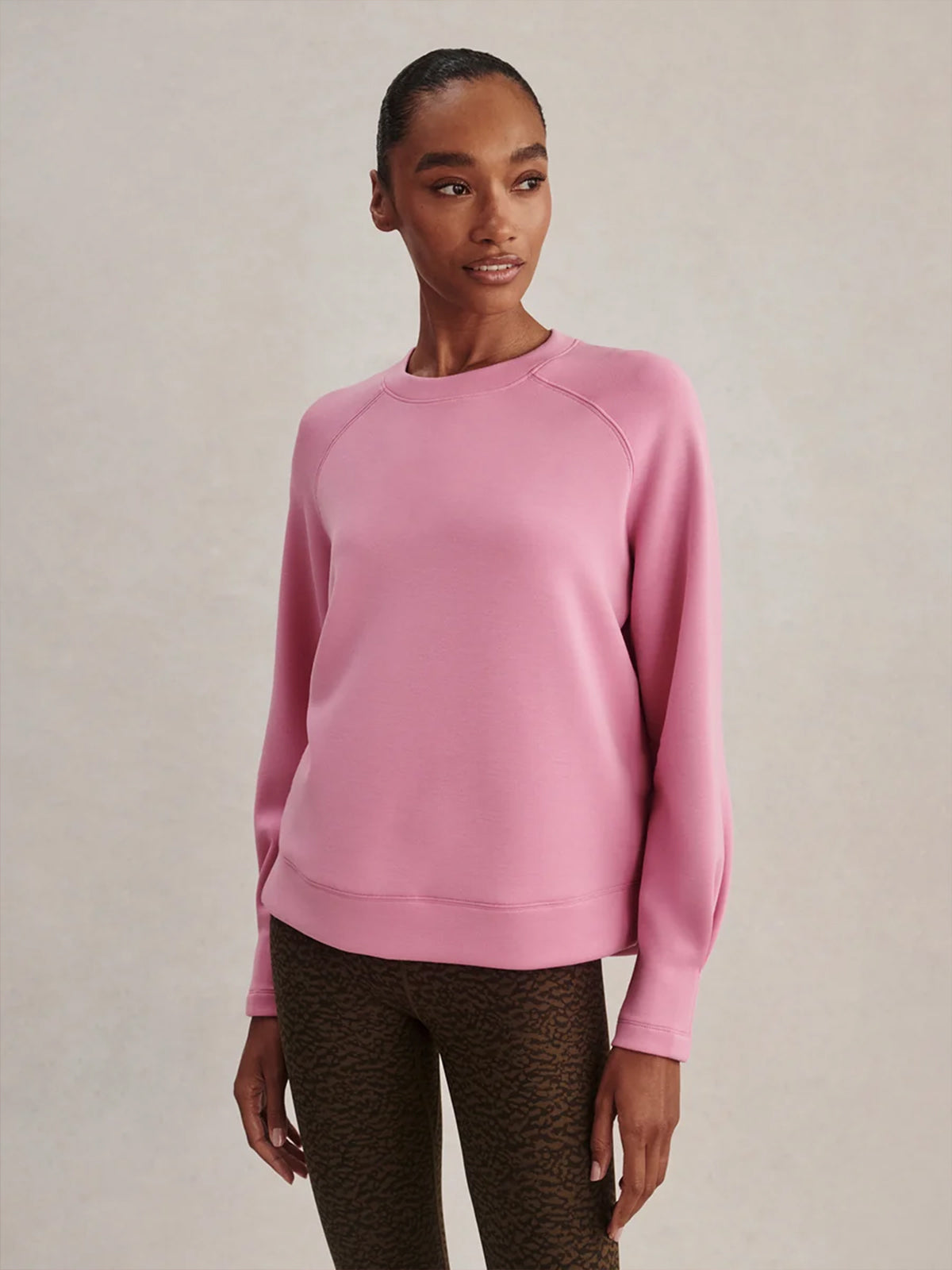 Moonlite Mauve Zosia Crew Neck Midlayer