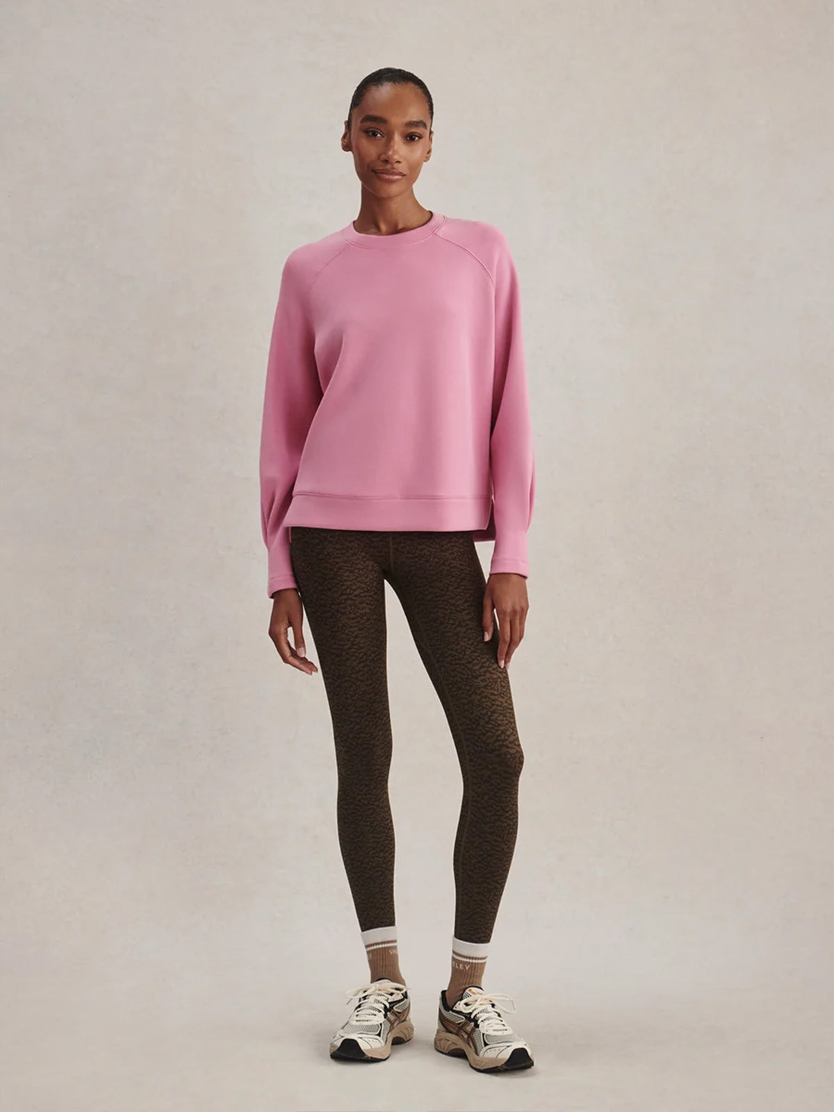 Moonlite Mauve Zosia Crew Neck Midlayer